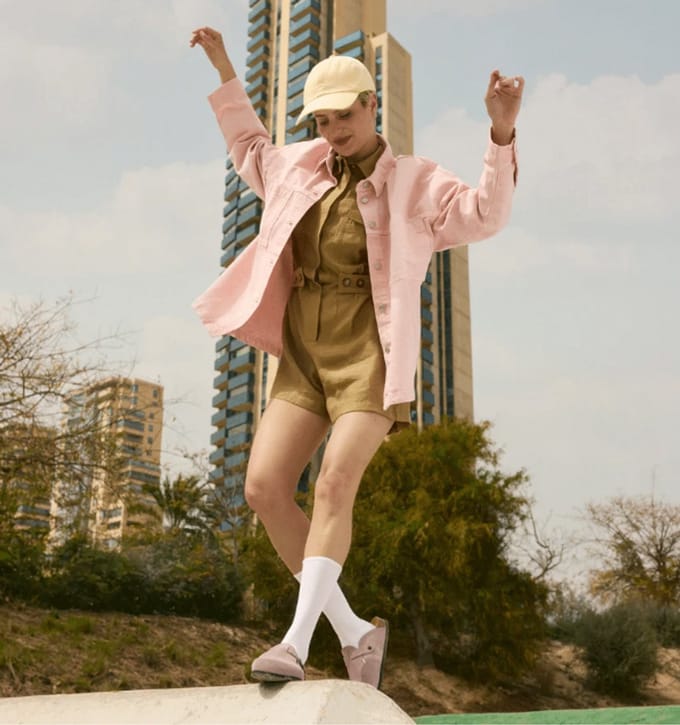 Plakton Dames Pantoffel Piedra | Beige | Maat: 40