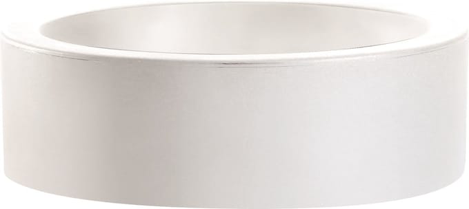 Bloempot Rond Echo 25cm WIT Nicoli
