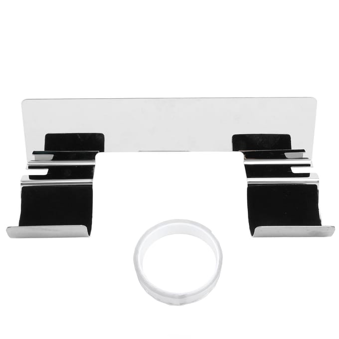 Haaraccessoire Organizer Wandmontage RVS Ruimtebesparend Sterke Zelfklevende Haarstijltang Haar white