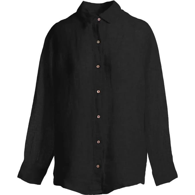 Dames lange mouw blouse in gaas Haris Cotton Essentials