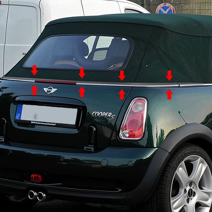 Auto Bovenkant Dak Afdichtstrips Afdichting Beschermer Sticker Rand Voorruit Dak Afdichtstrip gray