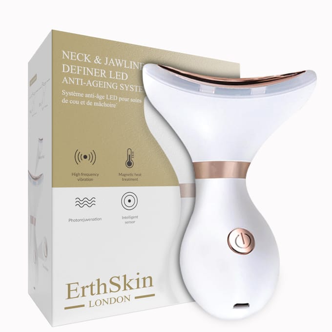 Erth Skin - Neck & jawline definer LED anti-ageing system - Anti-wrinkle - RED Light therapie -