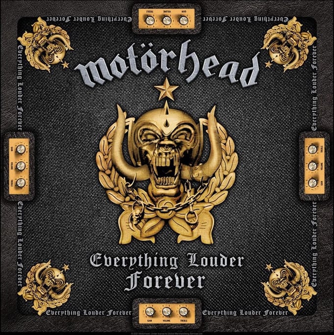 Motorhead - Everything Louder Forever Bandana - Zwart