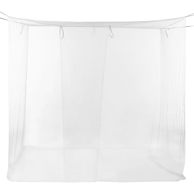 Wit campingklamboe buiten anti-muggen insectengaas tentnet 200x180x200cm