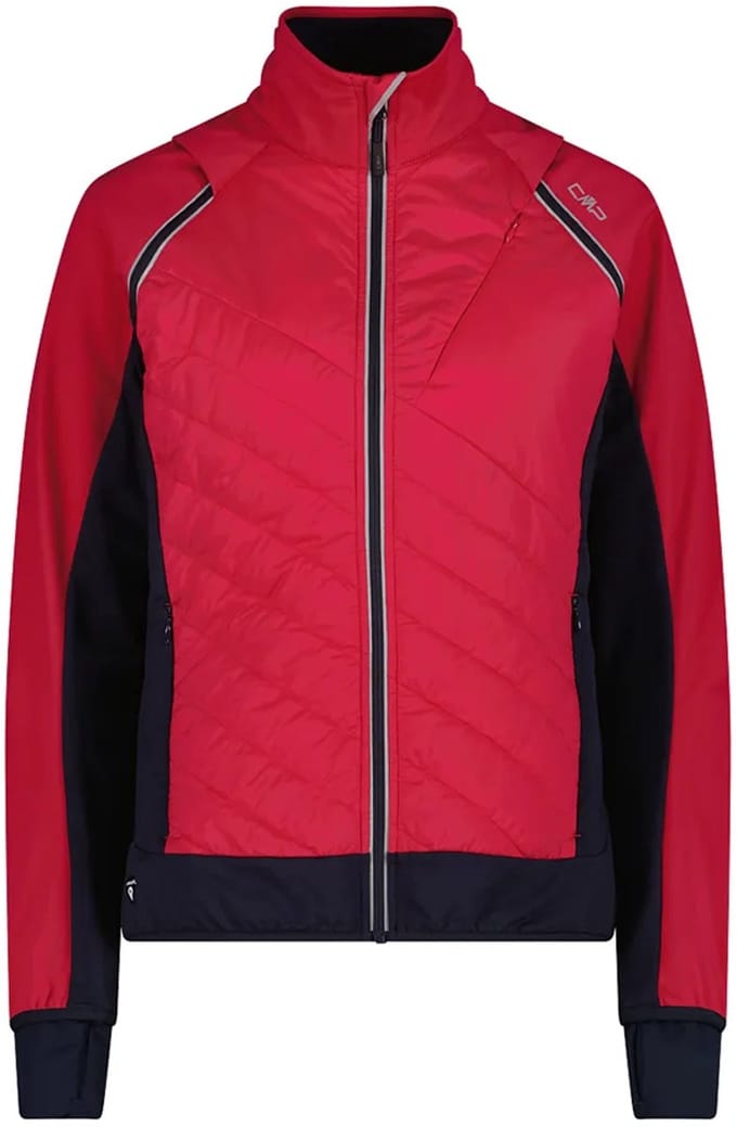 Cmp Detachable Sleeves 30a2276 Softshelljack Rood M Vrouw