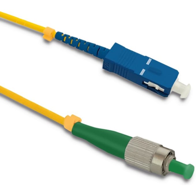 Qoltec Glasvezel Patchcord FC/APC-SC/UPC |   Singlemode |   9/125 |   G652D |   Simplex |   15m