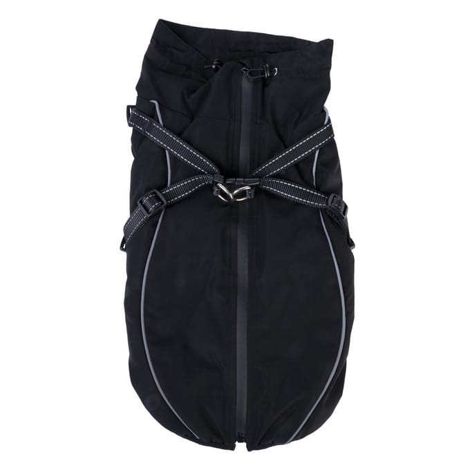 TIAKI Hondenharnas Arkon Zwart Ruglengte: 40cm
