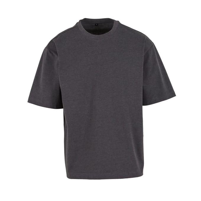 Build your Brand Loose Fit Tee BY391 - Charcoal - 5XL