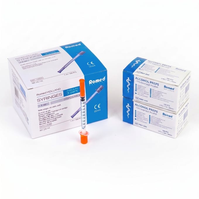 Degros Insulinepakket - Alcoholdoekjes Degros