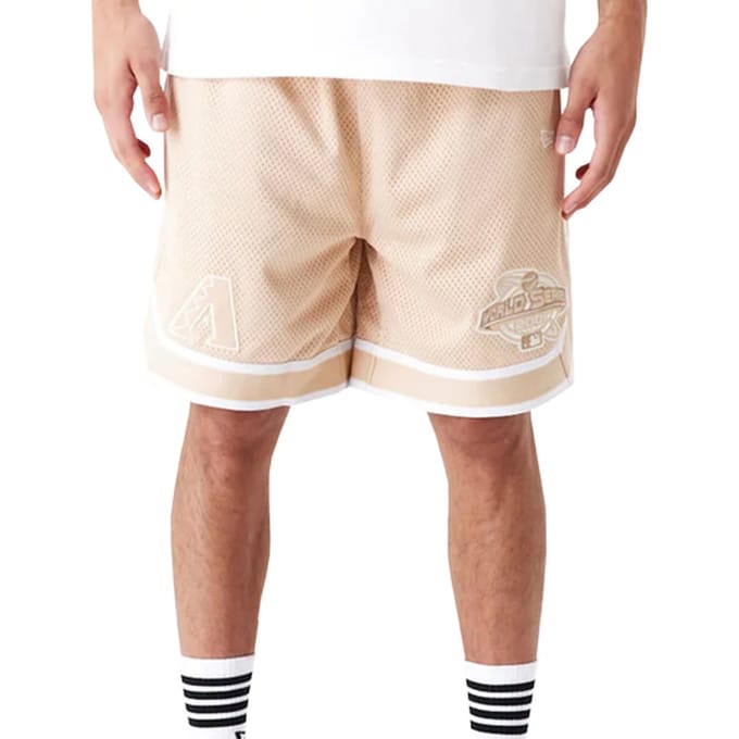 New Era Arizona Diamondbacks Mesh Korte Broek Beige