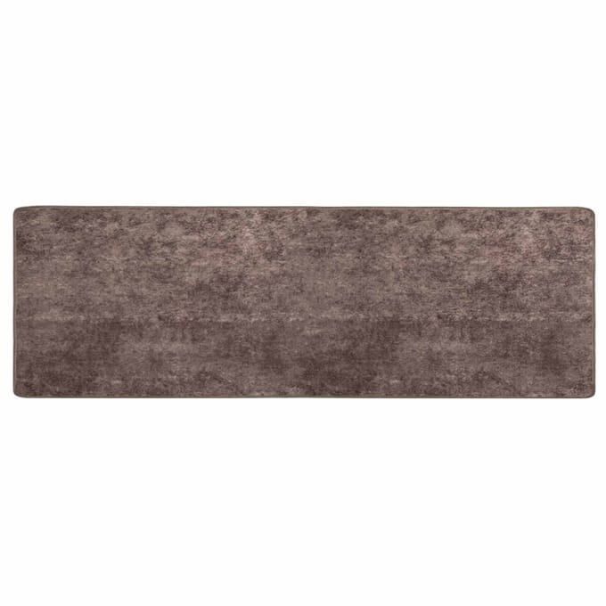 vidaXL - Tapijt - Runner - MARSA - Grijs - 100 - x - 300 - cm - Polyester - en - PVC