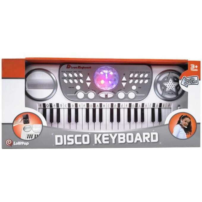Disco Keyboard met discobal en hoofdmicrofoon Keyboards