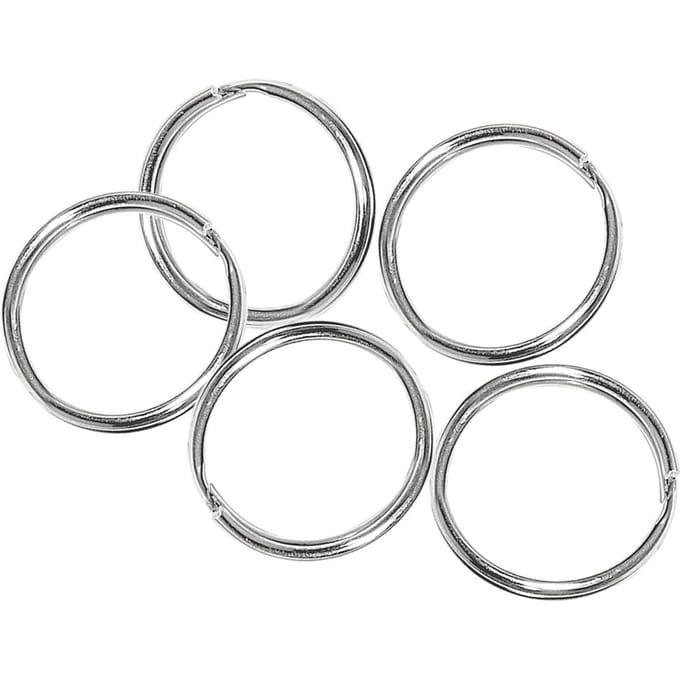VBS Sleutelsplitsingsringen, Ø 2 cm, 5 stuks