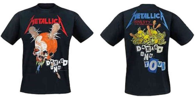 Metallica - Damage Inc Heren T-shirt - 2XL - Zwart
