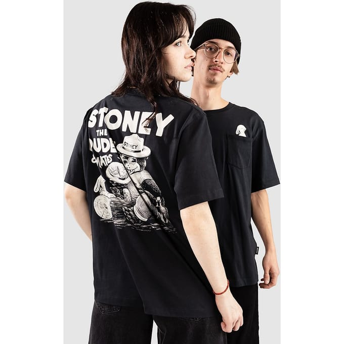 The Dudes Mates T-Shirt zwart