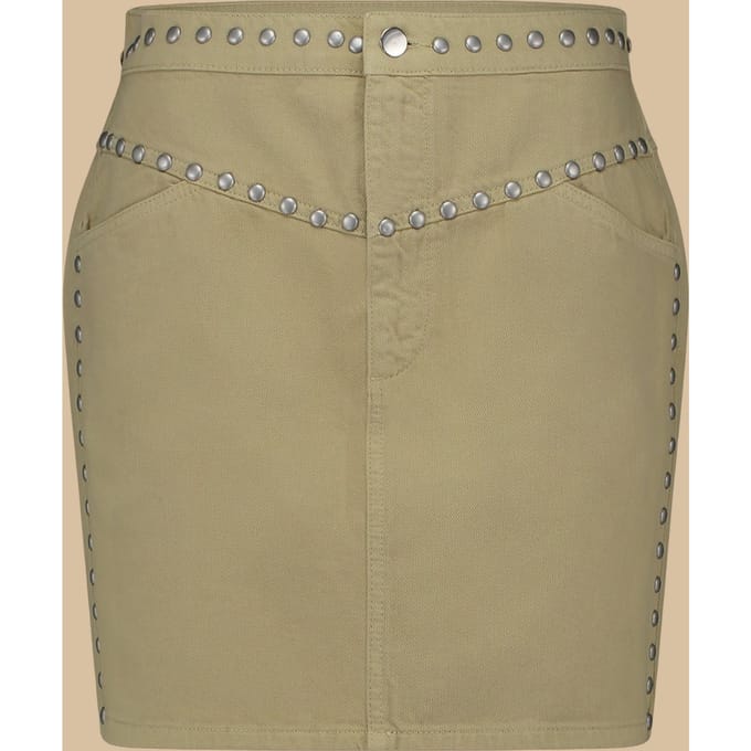 Circle of Trust Coco Skirt Olive Gray Größe: S | Miniröcke Outlet | Damen | Grau