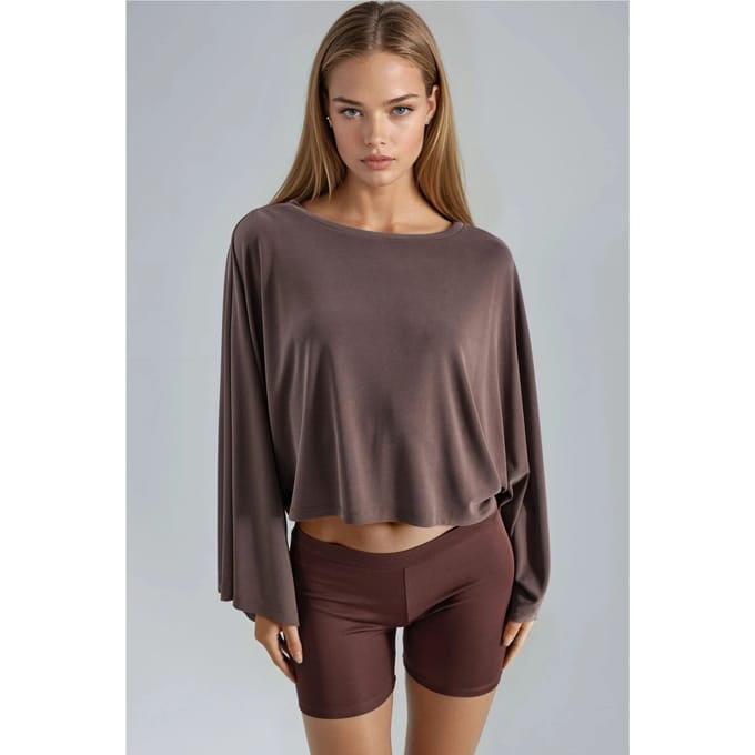 Losse Fit Bootneck Blouse