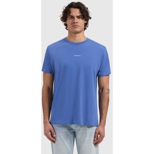 Pure Path T-shirt Essential Logo Fadded Cobalt  S
