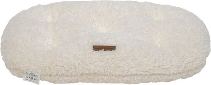 Animal Boulevard CURL PLUSH Ovaal Kussen - Kleur: Wit - Maat M: 75x55x7cm