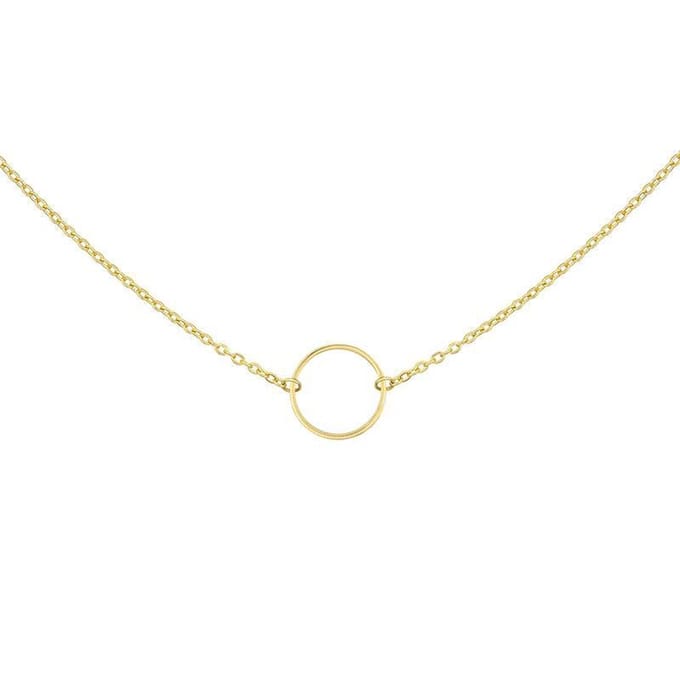 Mint15 Ketting Infinity Ring - Goudkleur RVS/Stainless Steel