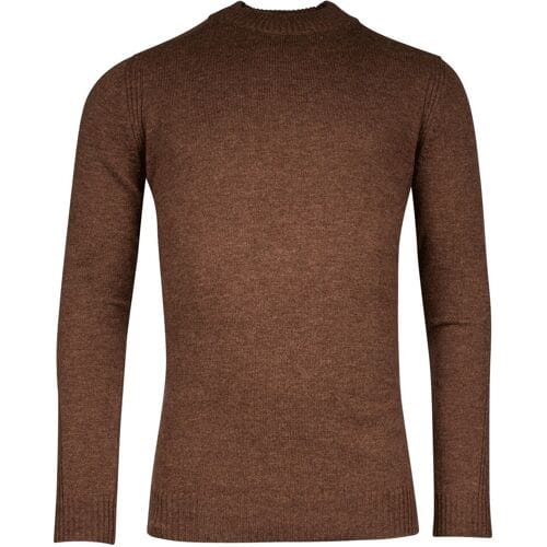 Baileys Trui Turtle Neck Lambswool Extra Lange Mouw Tobacco / male