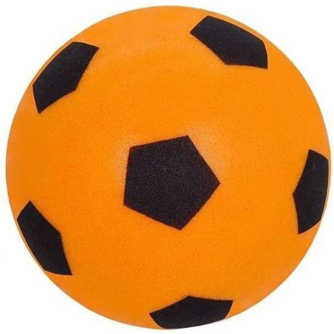 MASTER Ballon de Football Doux - 21 cm - Orange