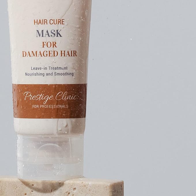 [CURLYSHYLL] Haarherstelmasker voor Beschadigd Haar 100ml white