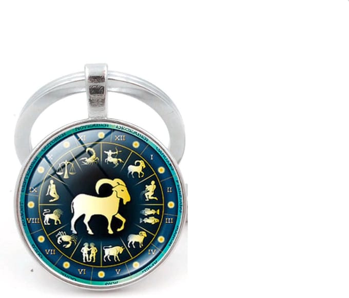 Steenbok sterrenbeeld sleutelhanger -horoscoop-sterrenbeeld-astrologie-gift-geschenk