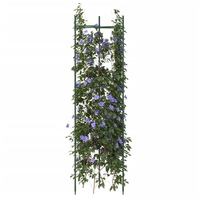 vidaXL - Tomatenkooien - 6 - st - 116 - cm - staal - en - polypropeen