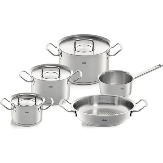 FisslerOriginal Profi Collection 5 Delig - Steelpan - Hapjespan - RVS deksels