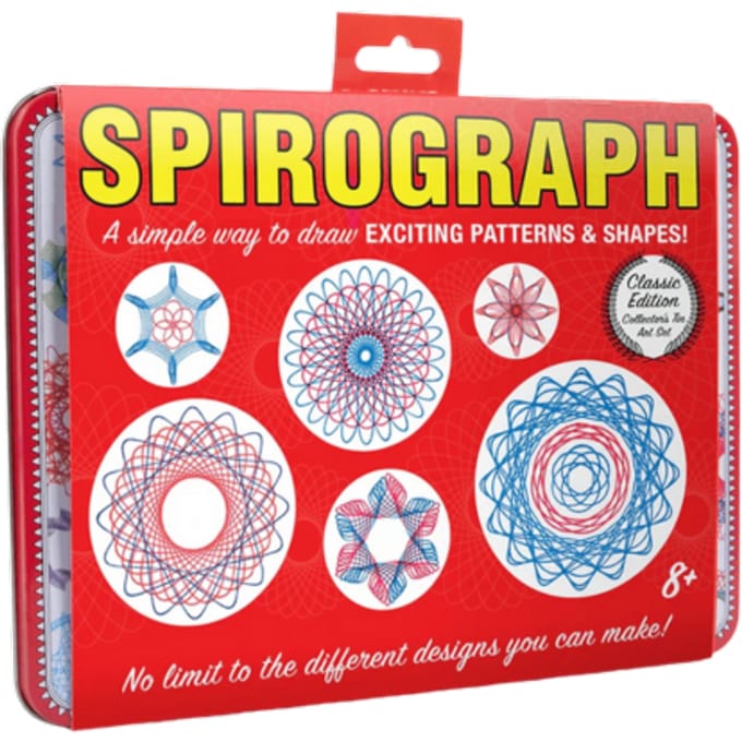 Spirograph speelgoed retro tin set - creatieve tekenset voor kinderen.