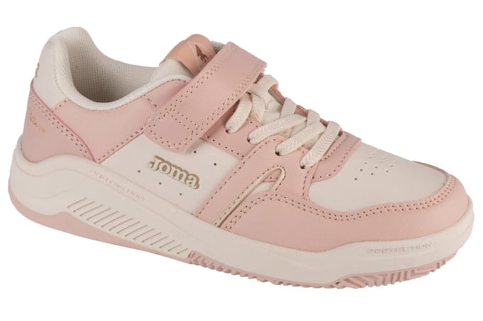 Joma Baskets Platea Low Jr 24 JPLAMS, pour fille, blanches 34 blanc