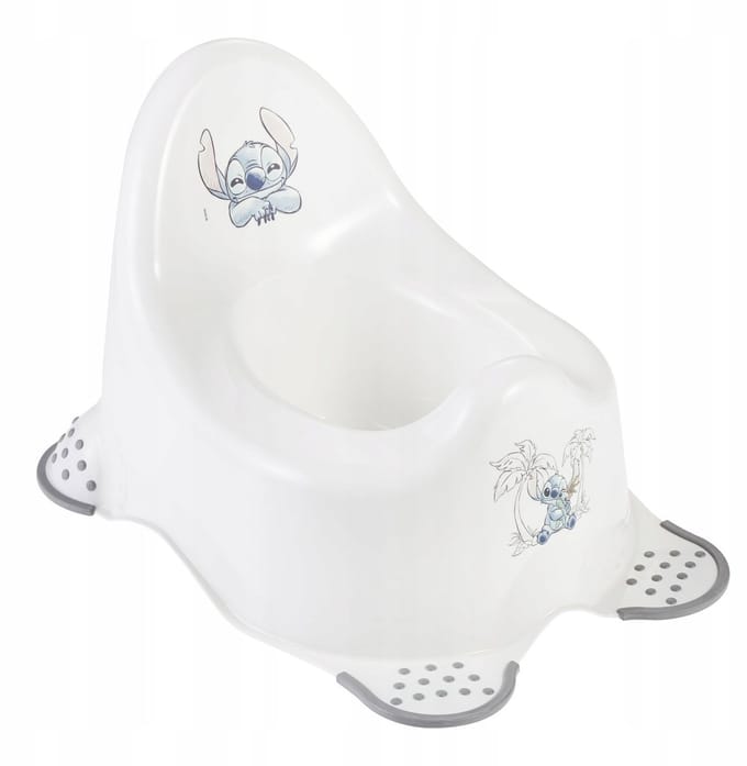 Keeeper Plaspotje Stitch - Anti Slip Plaspotje - max 15kg - Wit