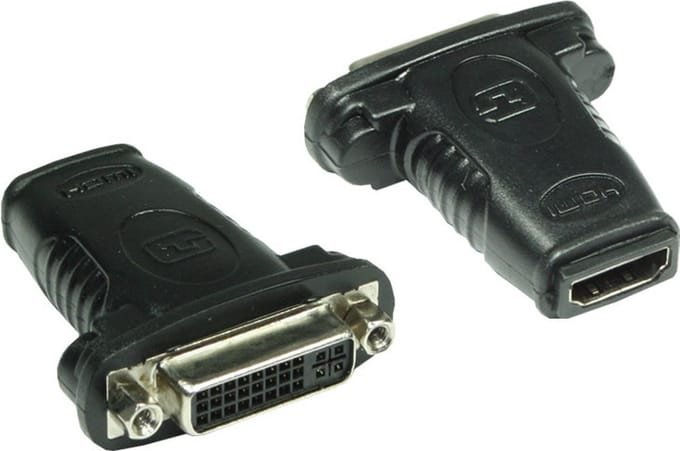 Goobay HDMI/DVI-I adapter, HDMI-bus (type A) > DVI-D-bus Single-Link (18+1 pinnen)
