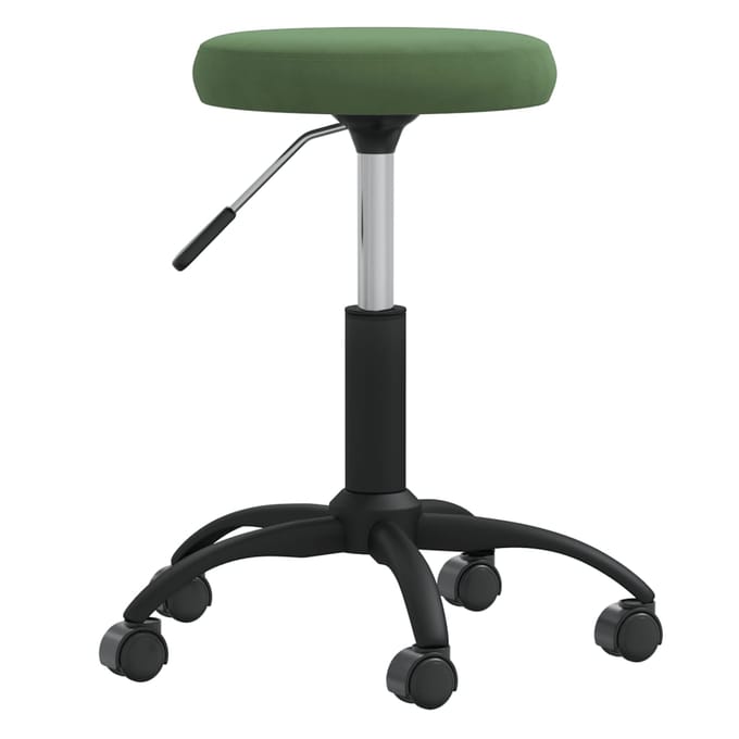 vidaXL - Massagekruk - fluweel - donkergroen