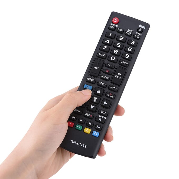 Télécommande de remplacement universelle, télécommande intelligente pour téléviseur LCD LG blanc