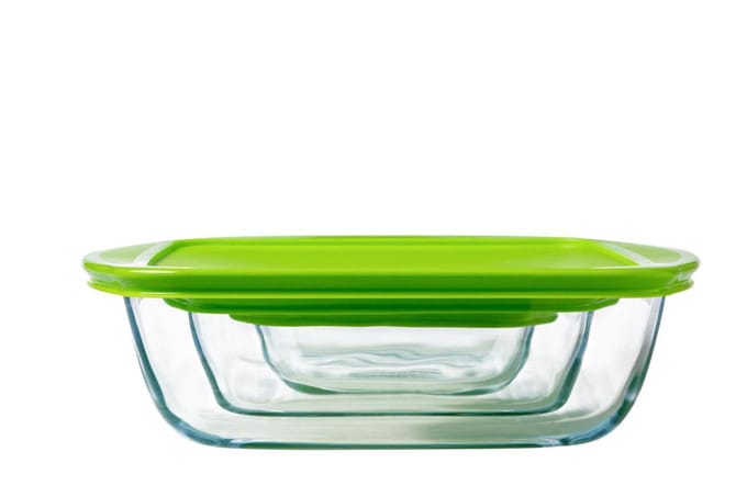 PYREX - Cook & Store Schaal Vierkant Inclusief Deksel - 2,2l