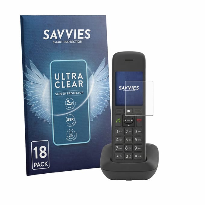 Savvies - Screenprotector voor Gigaset C575 - Folie Beschermfolie transparant 18 Stuks
