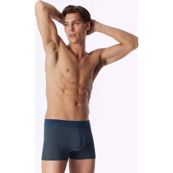 Short, diepblauw met patroon - 95/5 5