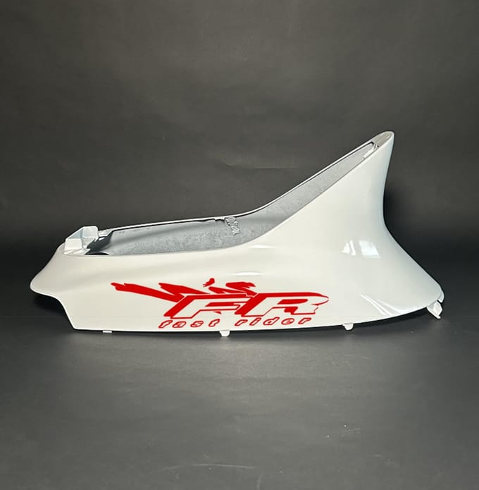 Piaggio Old Zip Stickerset - Fastrider - Rood