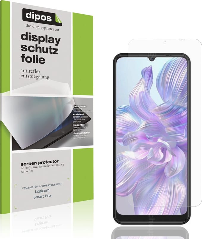 dipos – 4x Matte Beschermfolie geschikt voor Logicom Smart Pro | Krasbestendige & antireflecterende Screenprotector Ultra-Thin