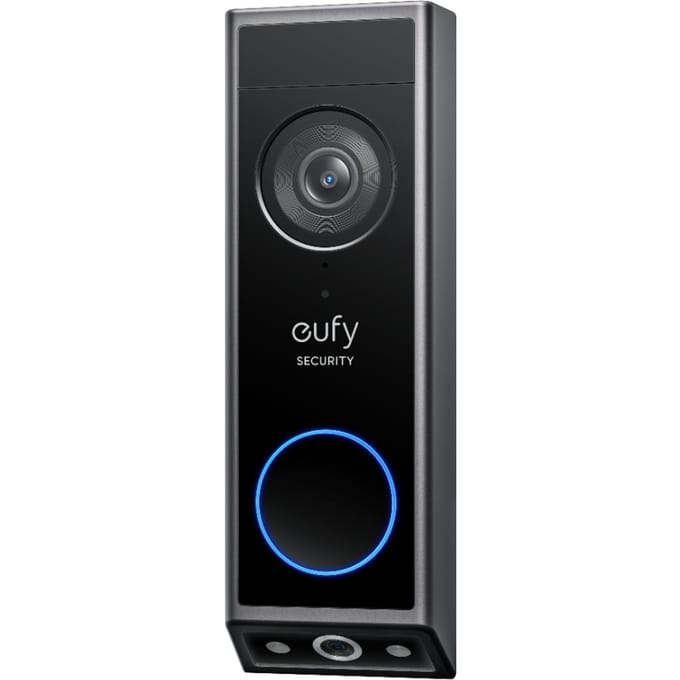 eufy Security E340 Video Deurbel - Video Doorbell - Dual-Cam technologie - 2K Full HD-resolutie - Kleur nachtzicht - AI-pakketdetectie - Geen maandelijkse kosten - Draadloze installatie - Compatibel met Alexa en Google Assistant