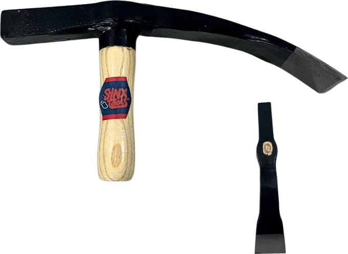 Synx Tools Straathamer 5cm - Straathamers - stratenmaker - tegelhamer - hamertje tik - klauwhamer