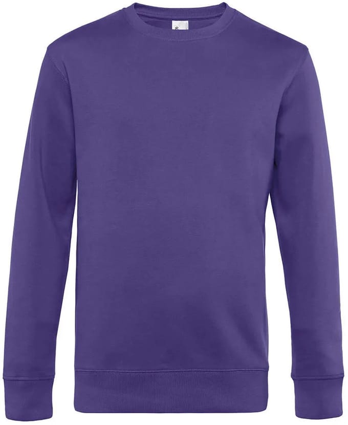 Sweater met ronde hals B&C King