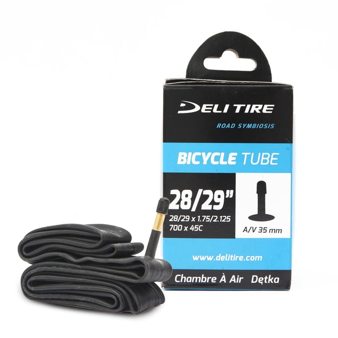 DELI TIRE 28/29x1.75/2.125 AV BOX fietsbinnenband