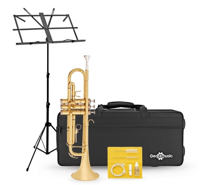 Studietrompet, Goud van Gear4music + Beginnerspakket