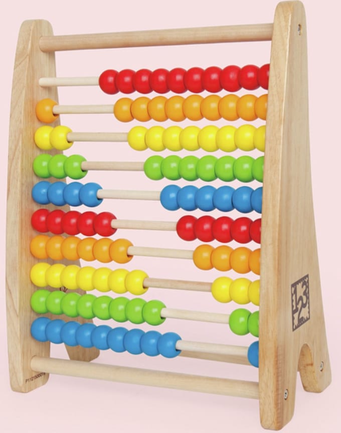 Hape Regenboog Abacus - Houten Telraam voor Kinderen vanaf 3 Jaar