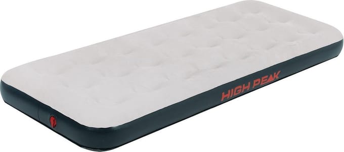 High Peak Single Luchtbed - Grijs-Donkergrijs - 185x74x20cm - 1 persoons