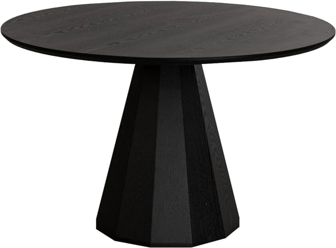 Kick eettafel Viggo - 120cm - Zwart