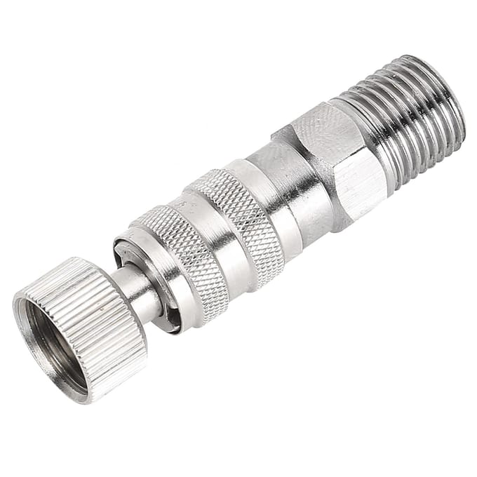 Professionele Airbrush Koppeling Snelkoppeling Ontkoppelingsfitting Koppeling Connector gray
